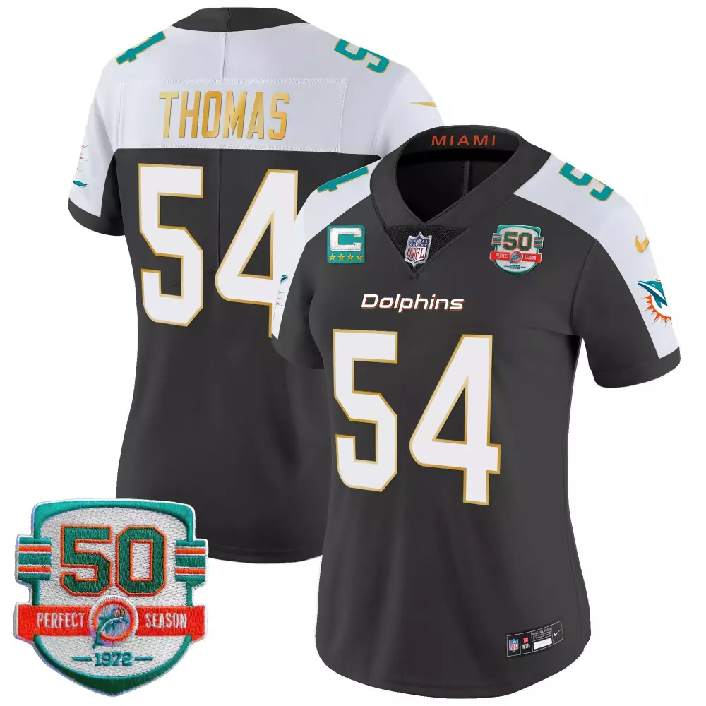 zach thomas black alternate mens miami dolphins throwback vapor jersey v2 all stitched