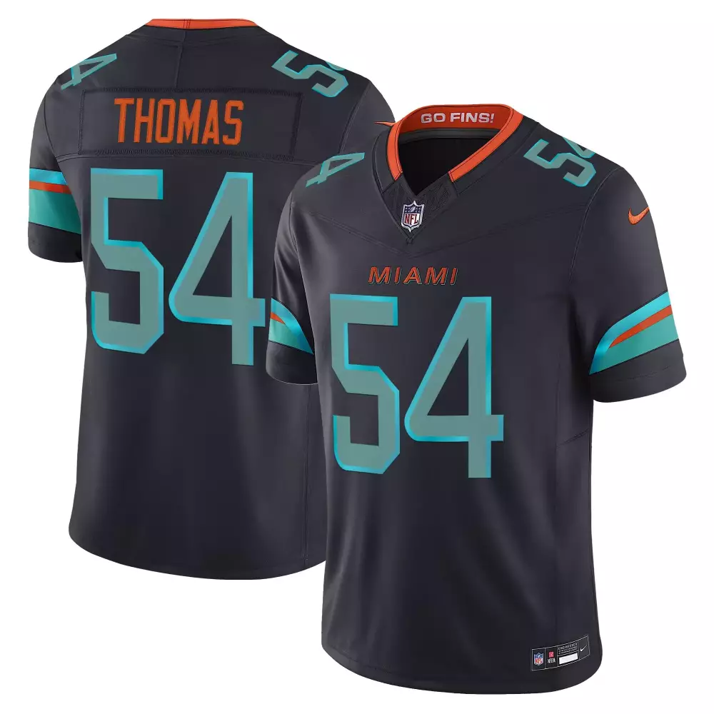 zach thomas men miami dolphins 2025 rivalries vapor limited jersey all stitched