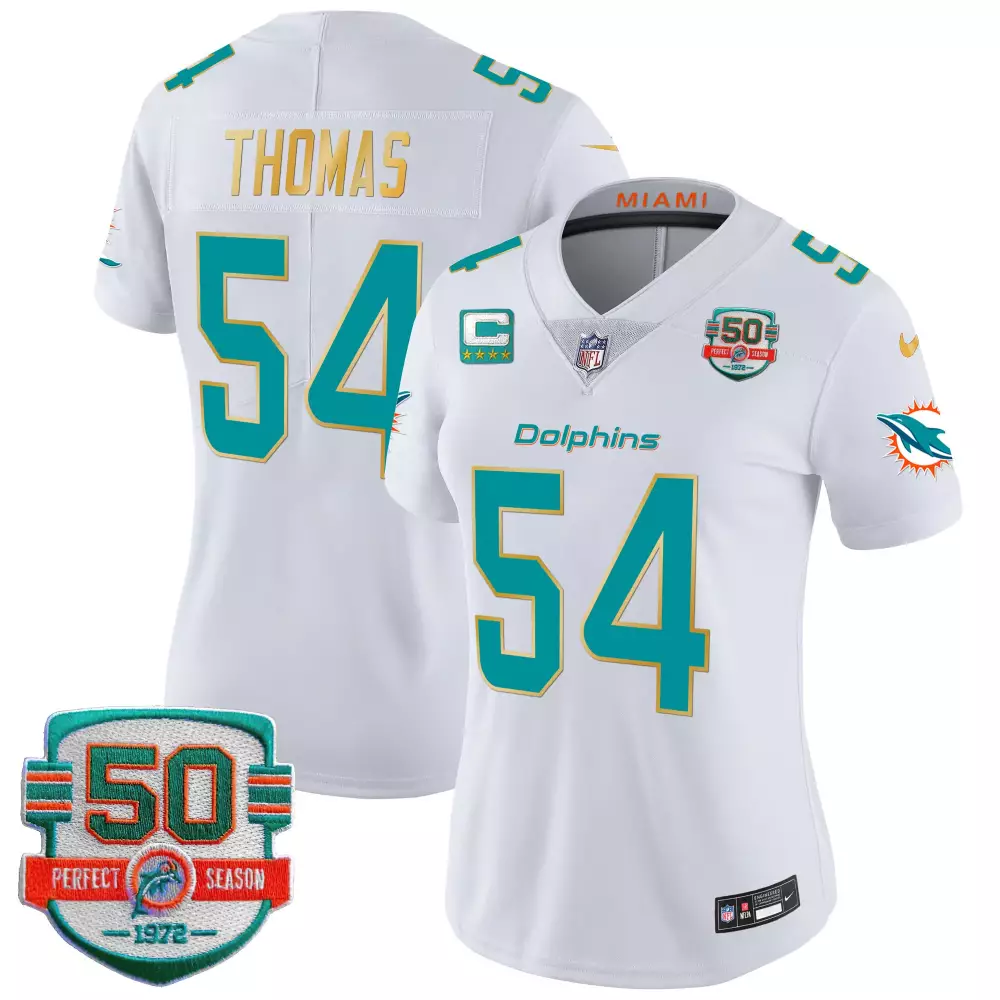 zach thomas white mens miami dolphins vapor elite jersey all stitched