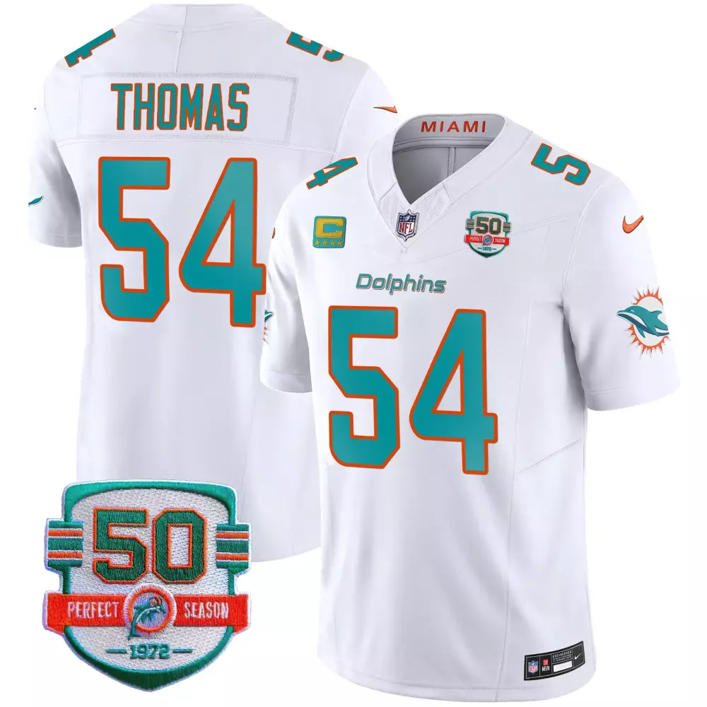 zach thomas white womens miami dolphins miami vice vapor limited jersey v2 all stitched