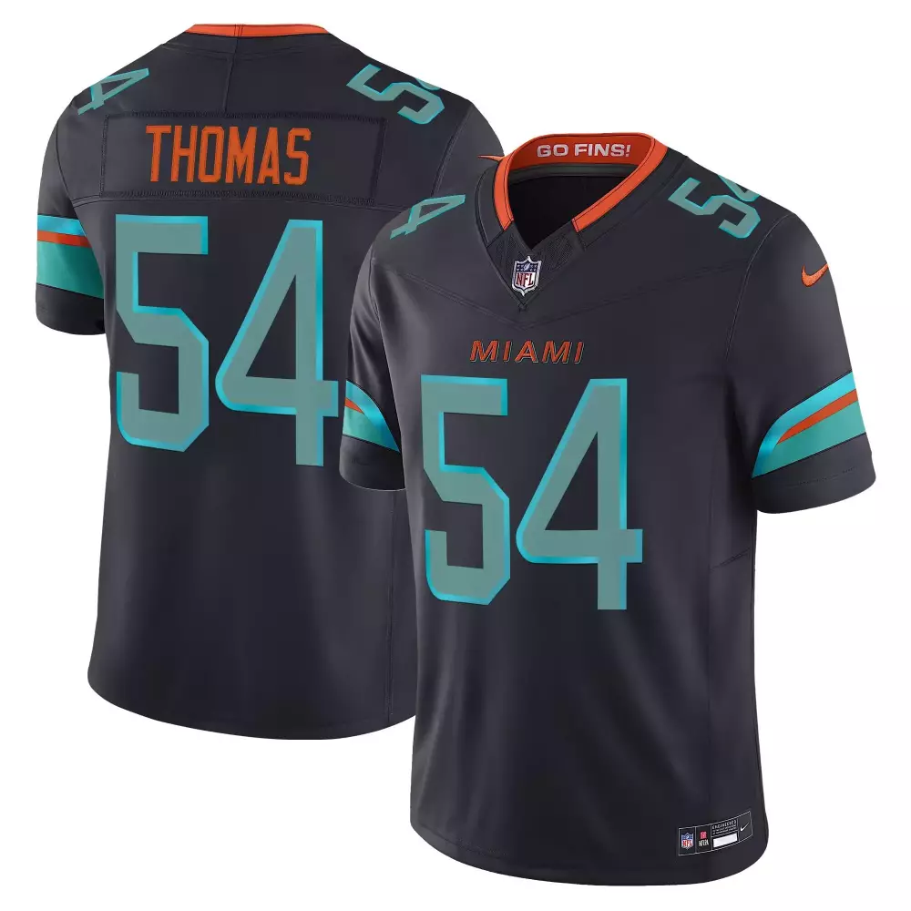 zach thomas youth miami dolphins 2025 rivalries vapor limited jersey all stitched