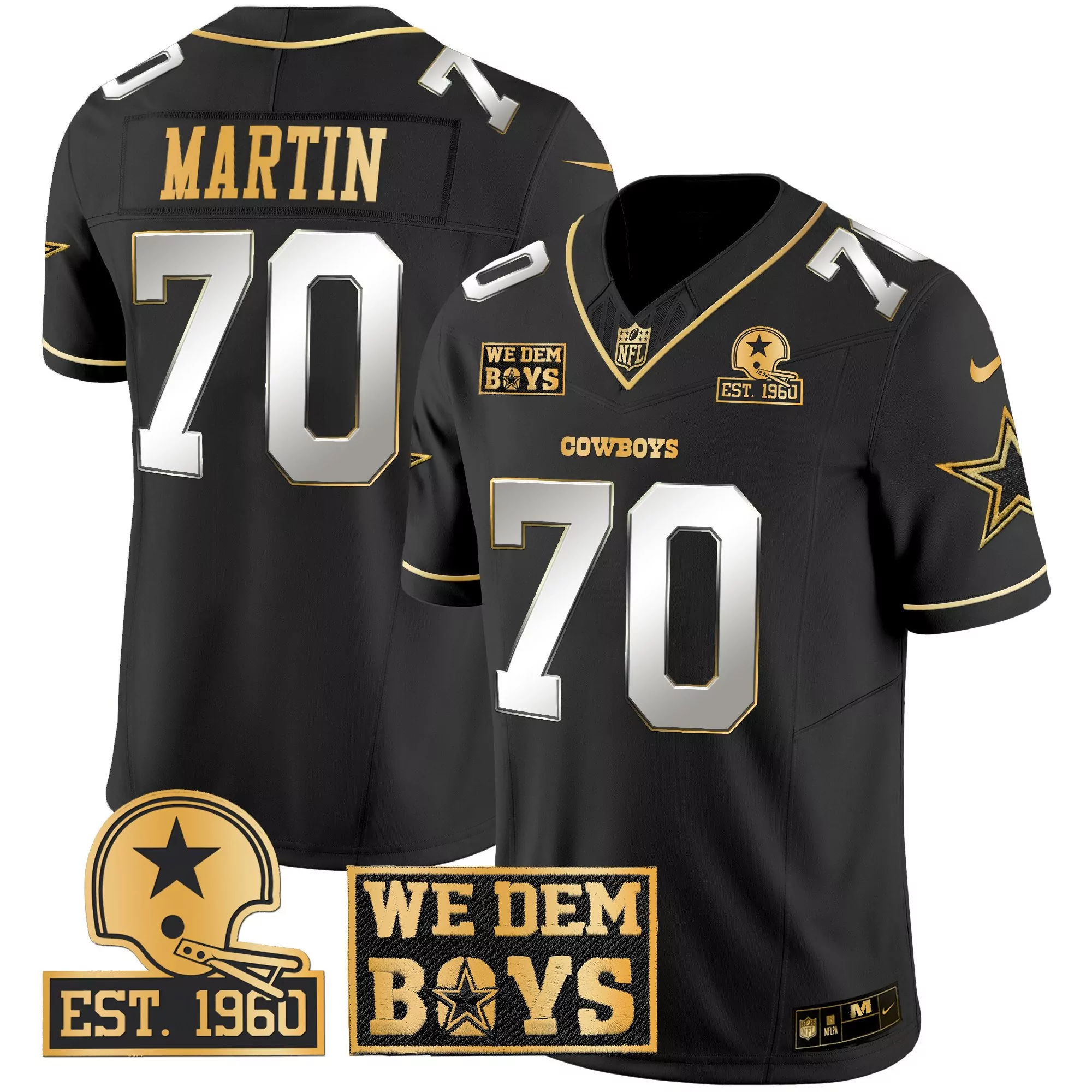 zack martin arctic camo mens dallas cowboys 2024 salute to service vapor limited jersey all stitched