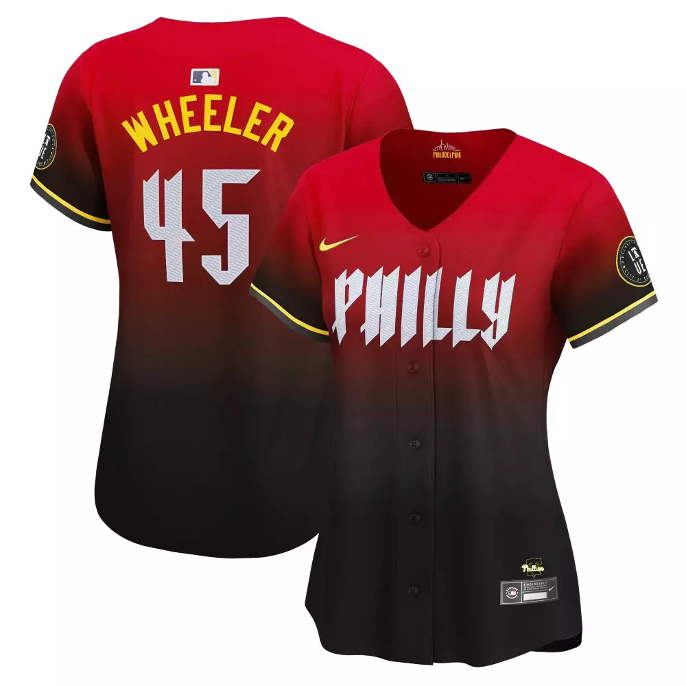 zack wheeler red womens philadelphia phillies 2024 city connect vapor premier limited jersey all stitched