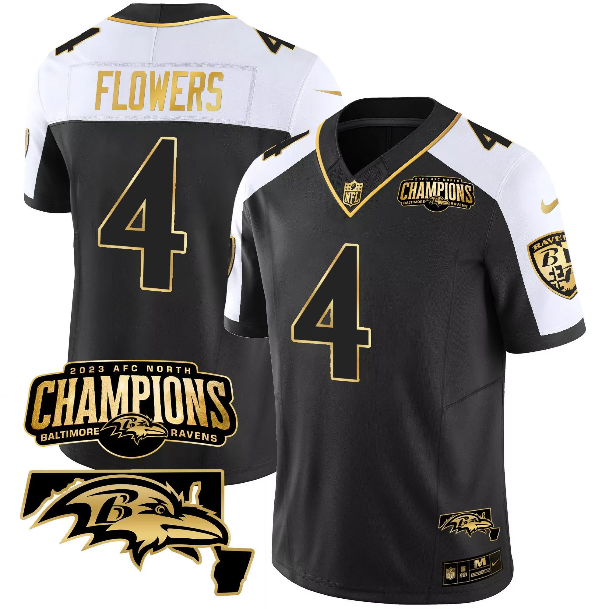 zay flowers air force mens baltimore ravens 2024 salute to service establishment year patch vapor limited jersey all sti