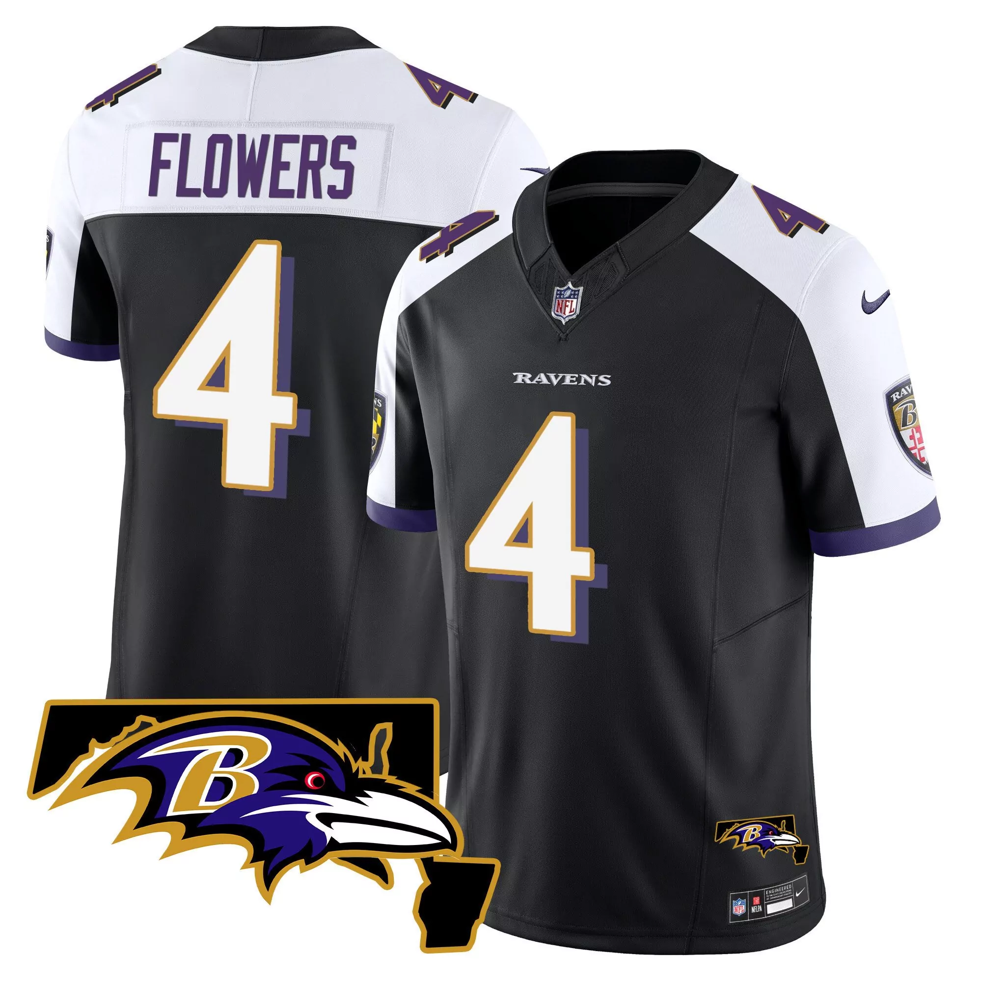 zay flowers black alternate mens baltimore ravens maryland patch vapor limited jersey all stitched