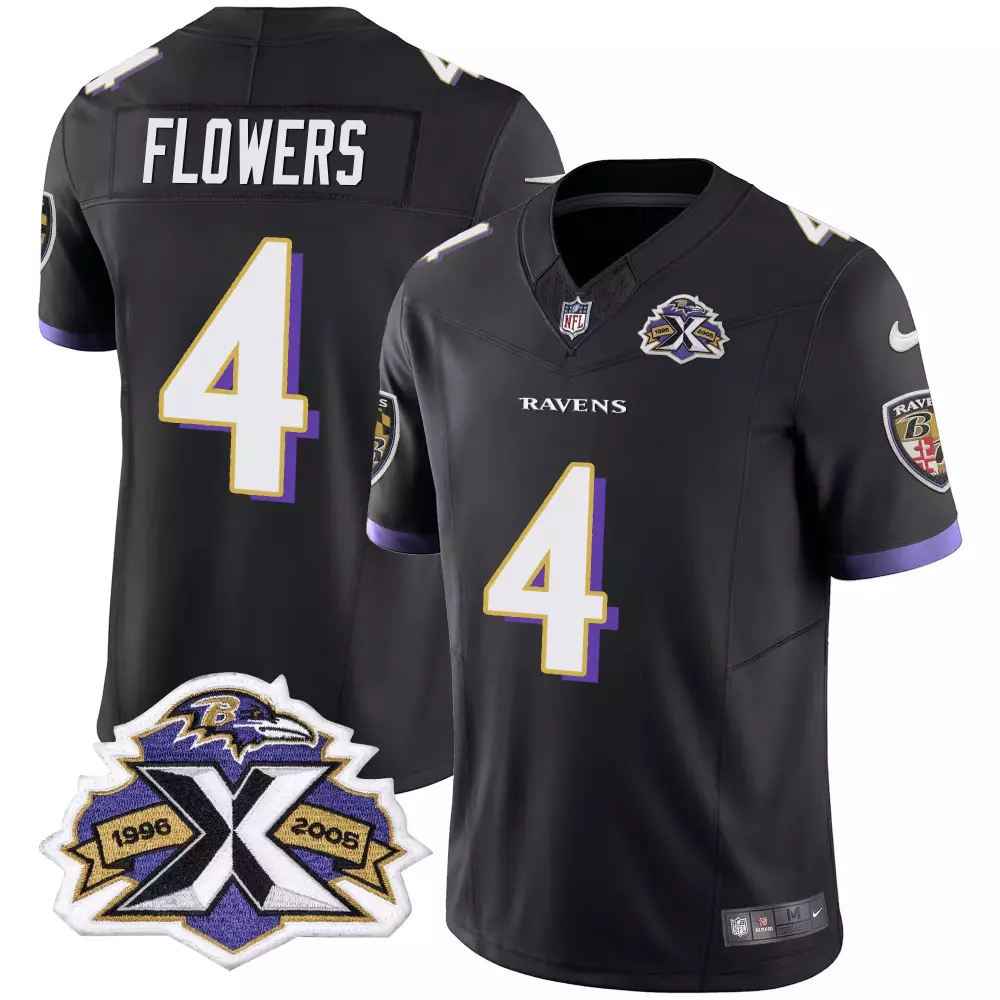 zay flowers black limited mens baltimore ravens maryland patch vapor gold jersey all stitched