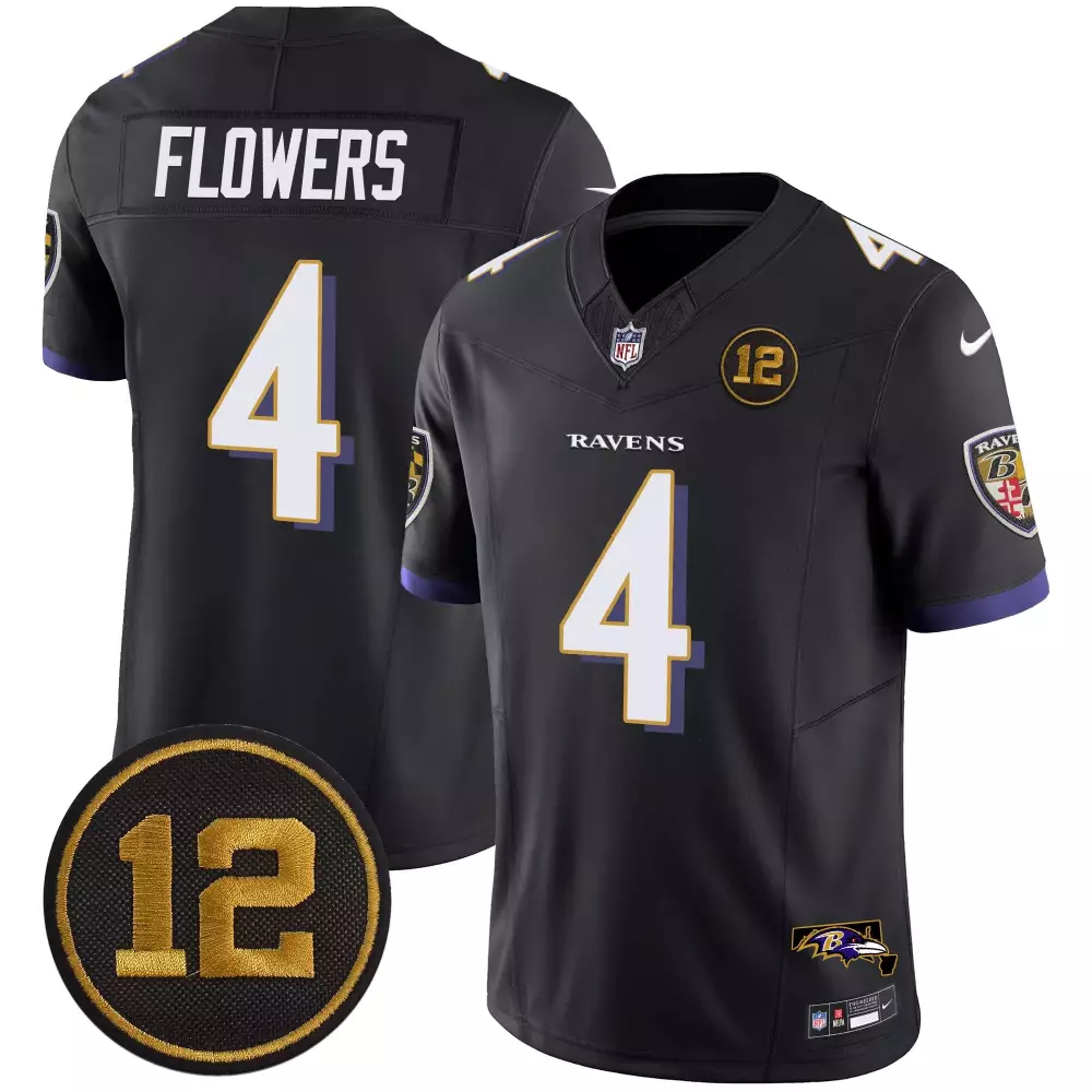 zay flowers black mens baltimore ravens jacoby jones patch vapor limited jersey all stitched