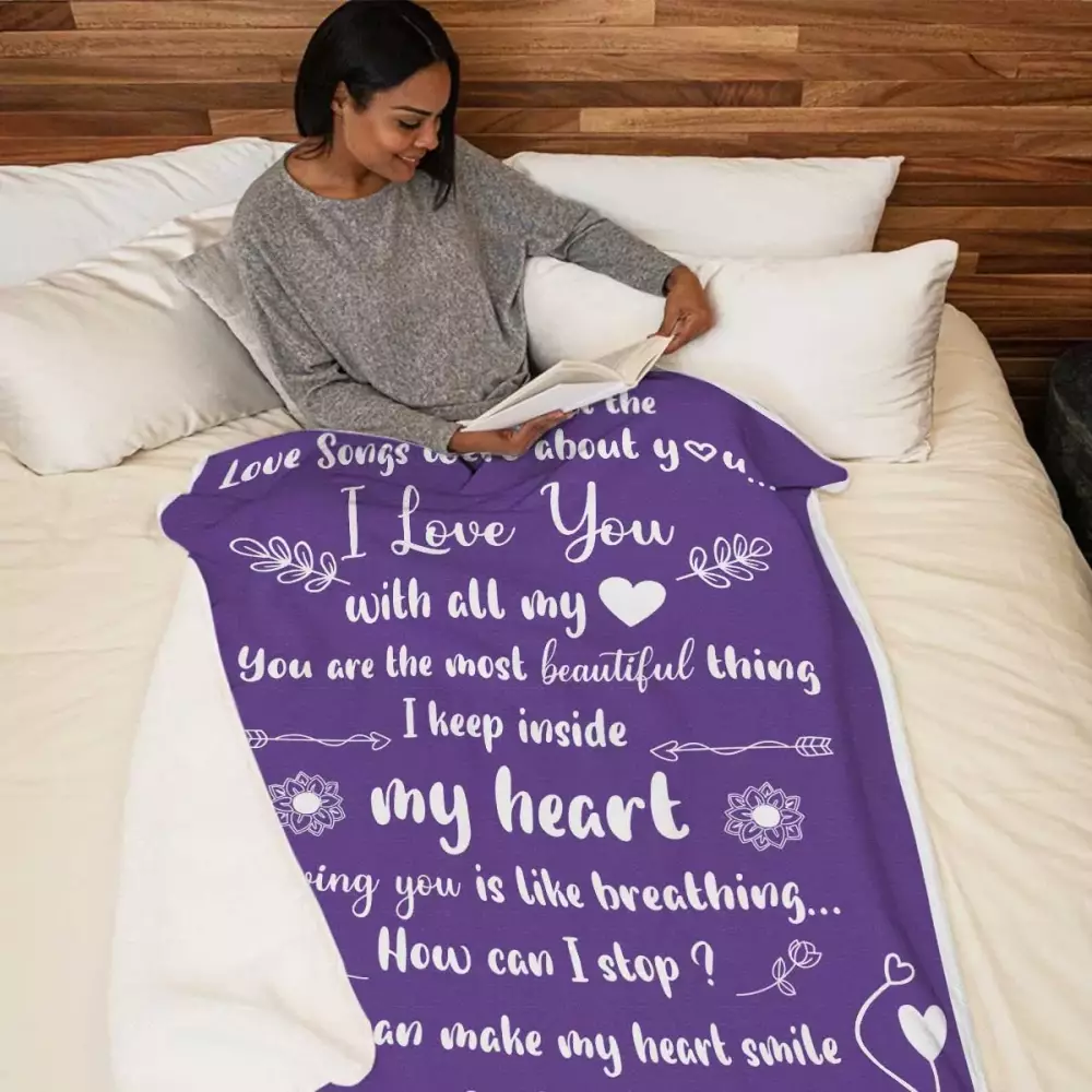 and suddenly all the love songs were about you couple blanket new blanket 1