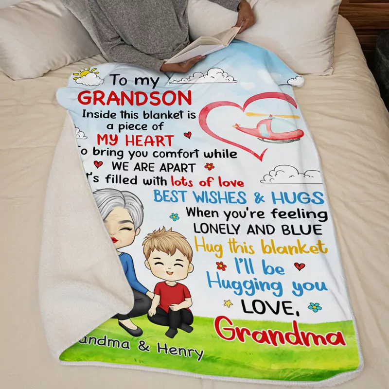 best wishes hugs family personalized custom blanket birthday gif blanket 1