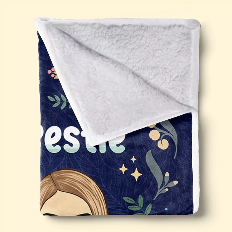 best wishes hugs family personalized custom blanket birthday gif blanket 1