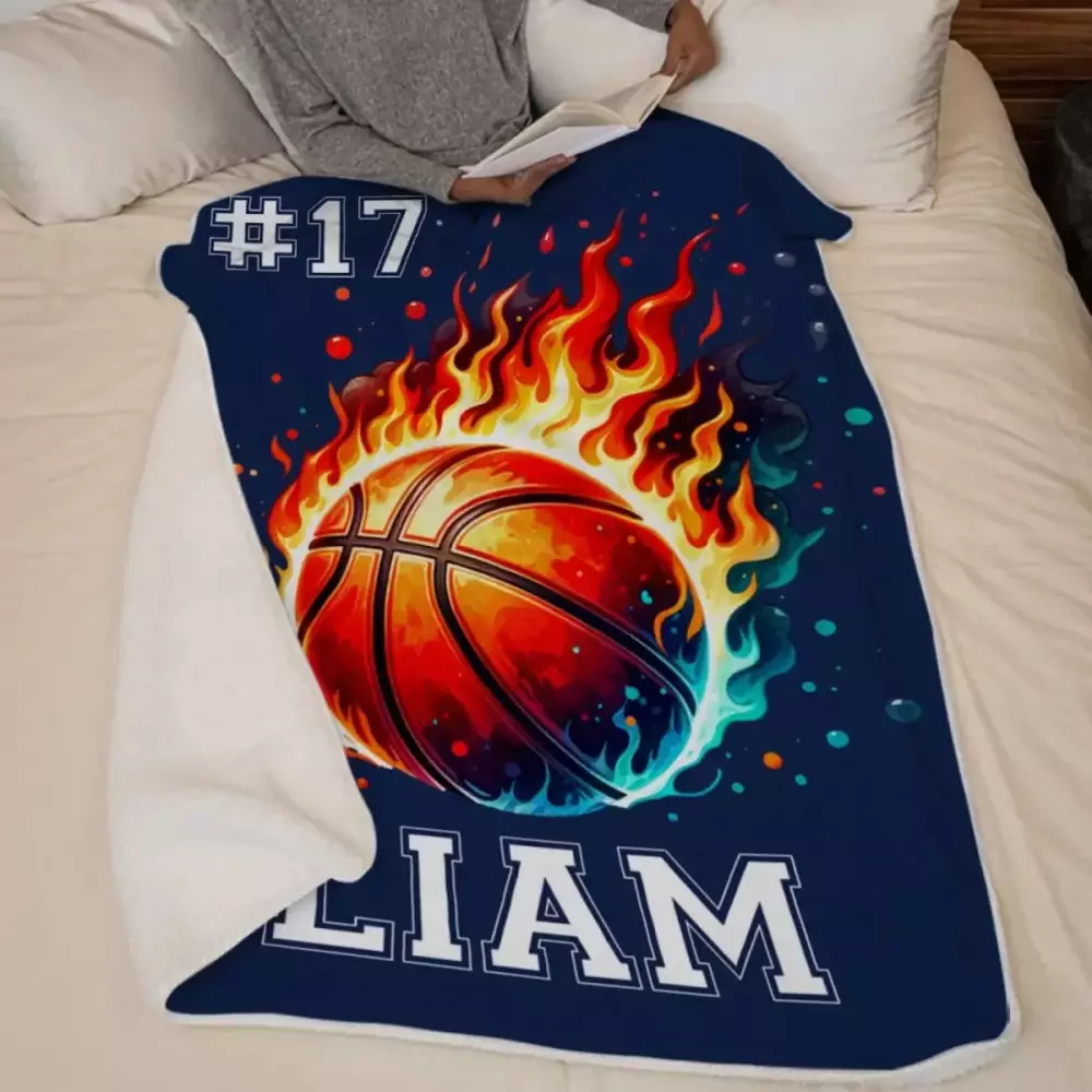 best wishes hugs family personalized custom blanket birthday gif blanket 1