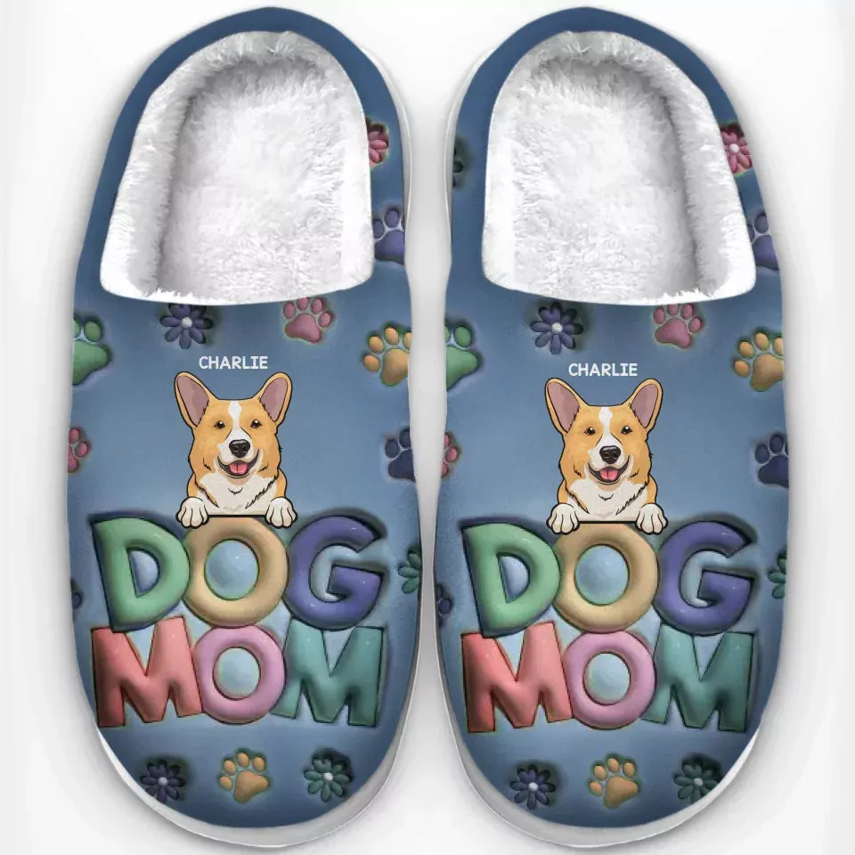 christmas is pawsdown the best dog cat personalized custom fluffy slippers 1