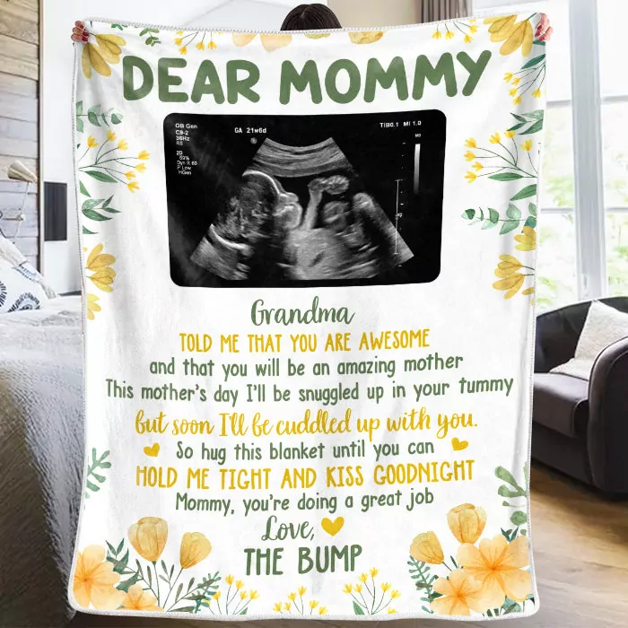custom blanket personalized baby shower gender reveal gifts for new blanket