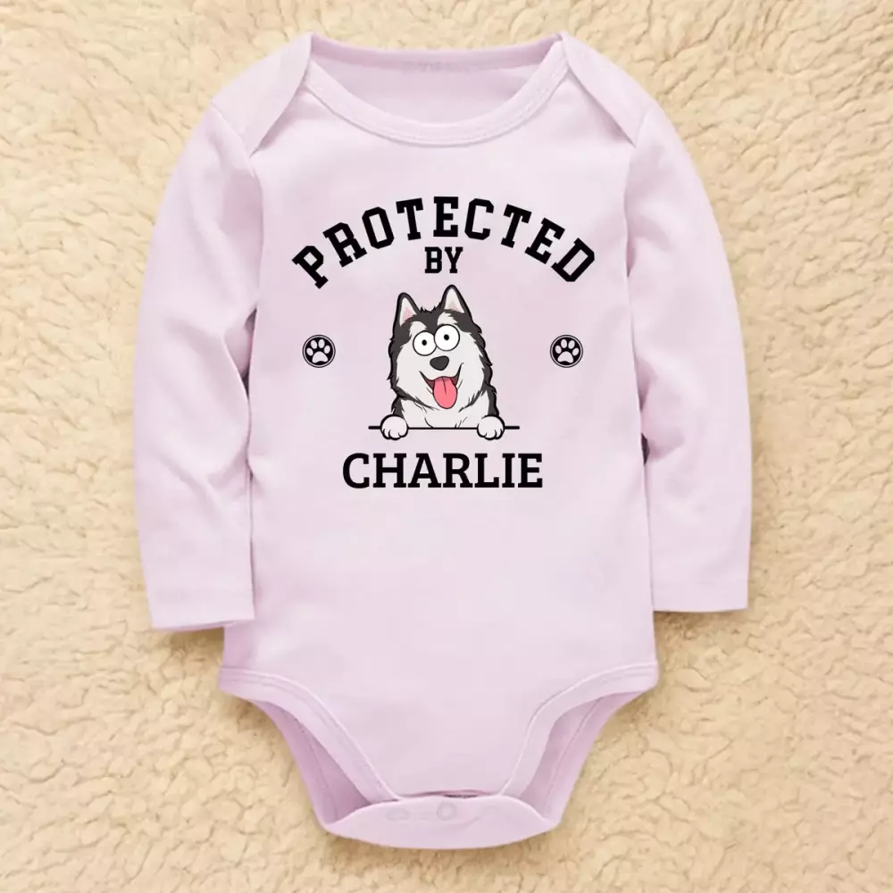 custom first christmas long sleeve baby onesie personalized christma onesie