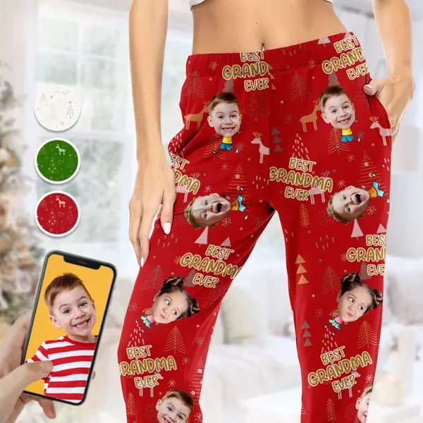 custom photo christmas good cheer is found with family family person pajamas 1