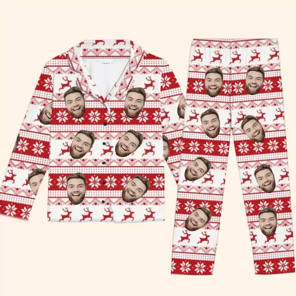 custom photo christmas good cheer is found with family family person pajamas 1