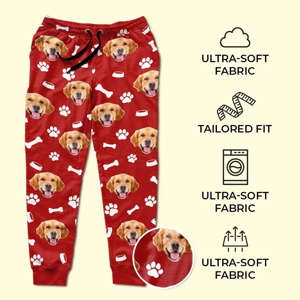 custom photo fur and joy all season long dog cat personalized cust pajamas 2