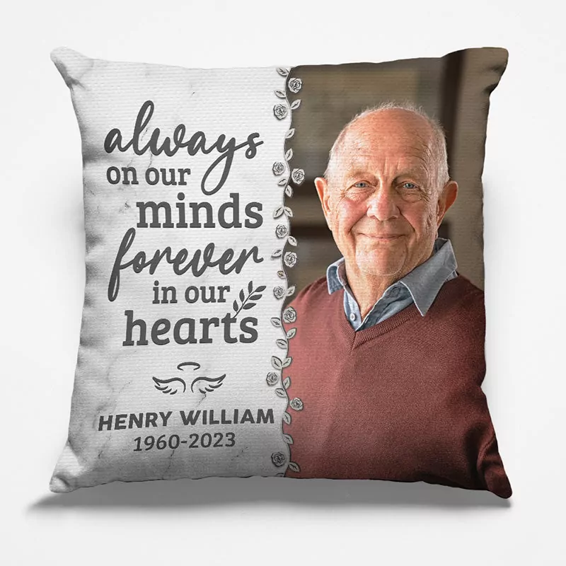 custom photo have no fear memorial personalized custom pillow symp pillow