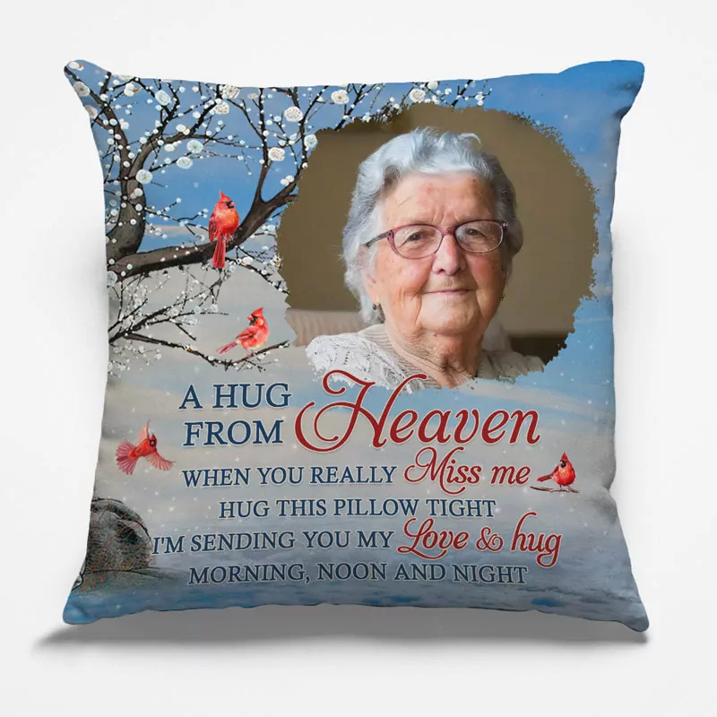 custom photo i m sending you my love memorial personalized custom pi pillow