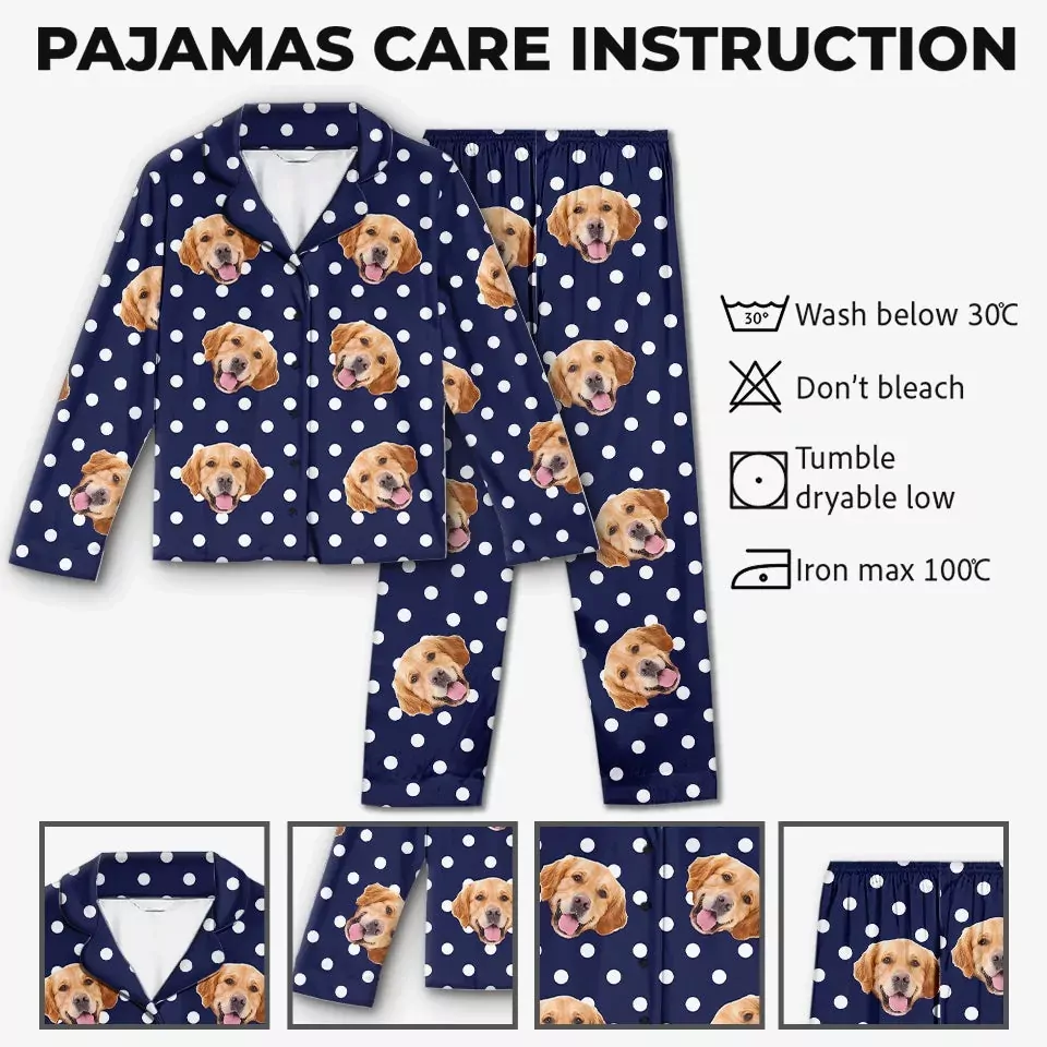 custom photo nothing says pet love like wearing their faces on your pa pajamas 3