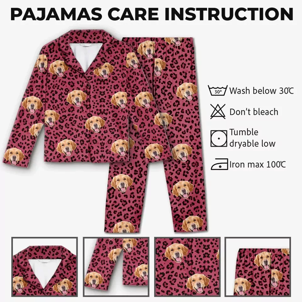 custom photo short pajama set personalized halloween birthday gifts pajamas 2