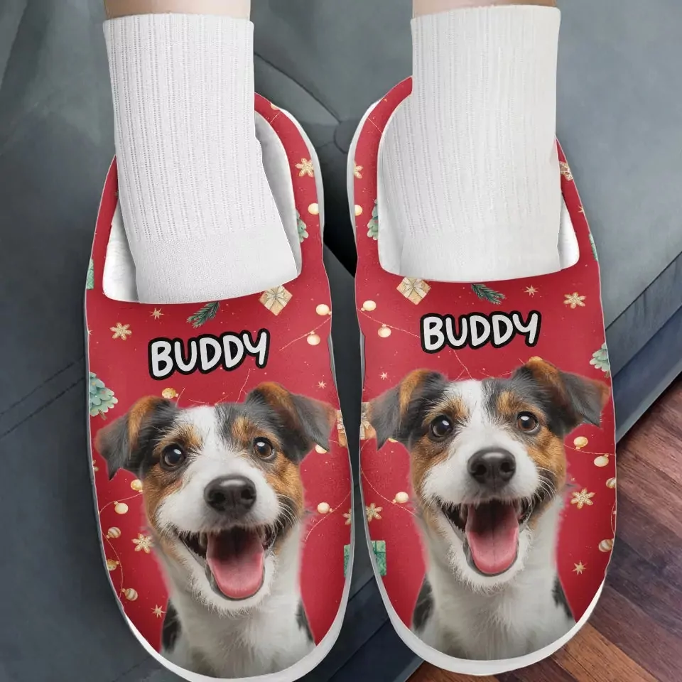 custom photo unleash the joy dog cat personalized custom fluffy sl slippers