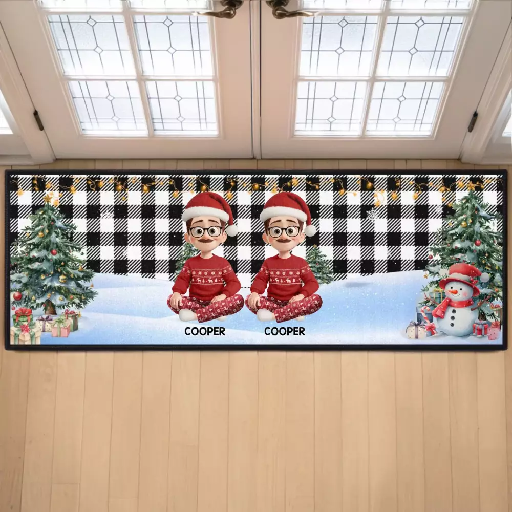 custom runner rug personalized christmas birthday gifts for mom dad rug 9