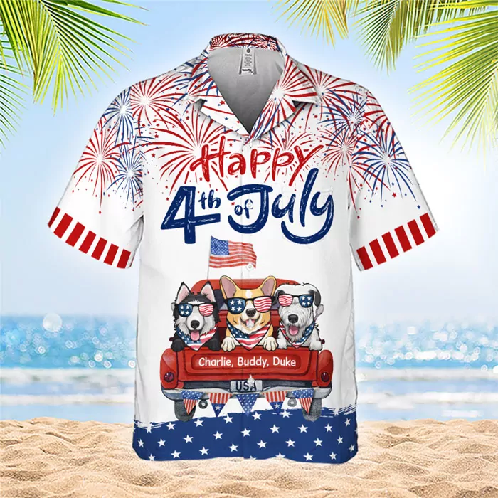 god bless america personalized hawaiian shirt gift for dad grandp hawaiian