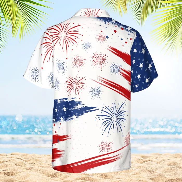 happy independence day personalized hawaiian shirt gift for dad g hawaiian