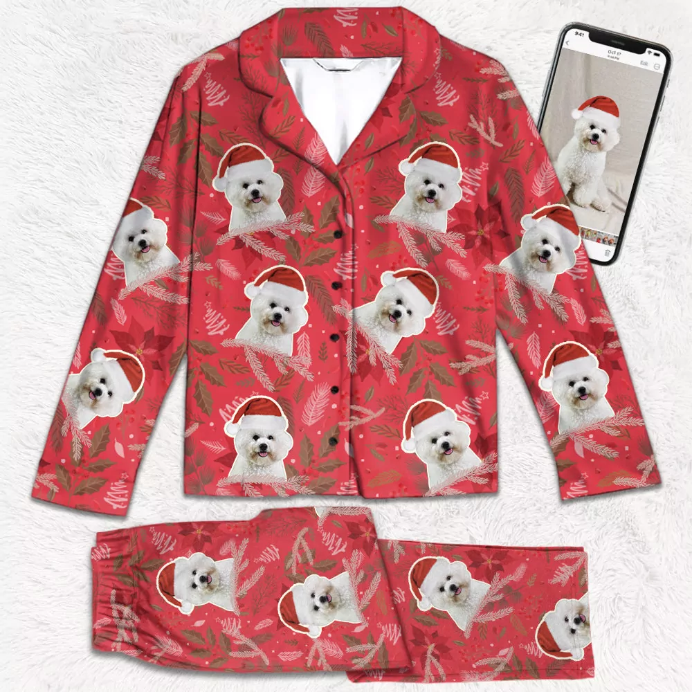 happy pawlidays christmas is coming dog cat personalized custom f pajamas 1