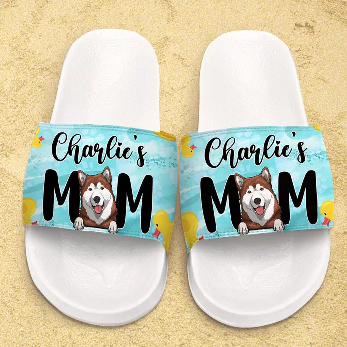 i m a dog mom personalized slide sandals slippers gift for pet lo slippers 1