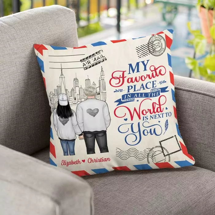 my daily affirmations pillow yoga personalized custom pillow gift pillow