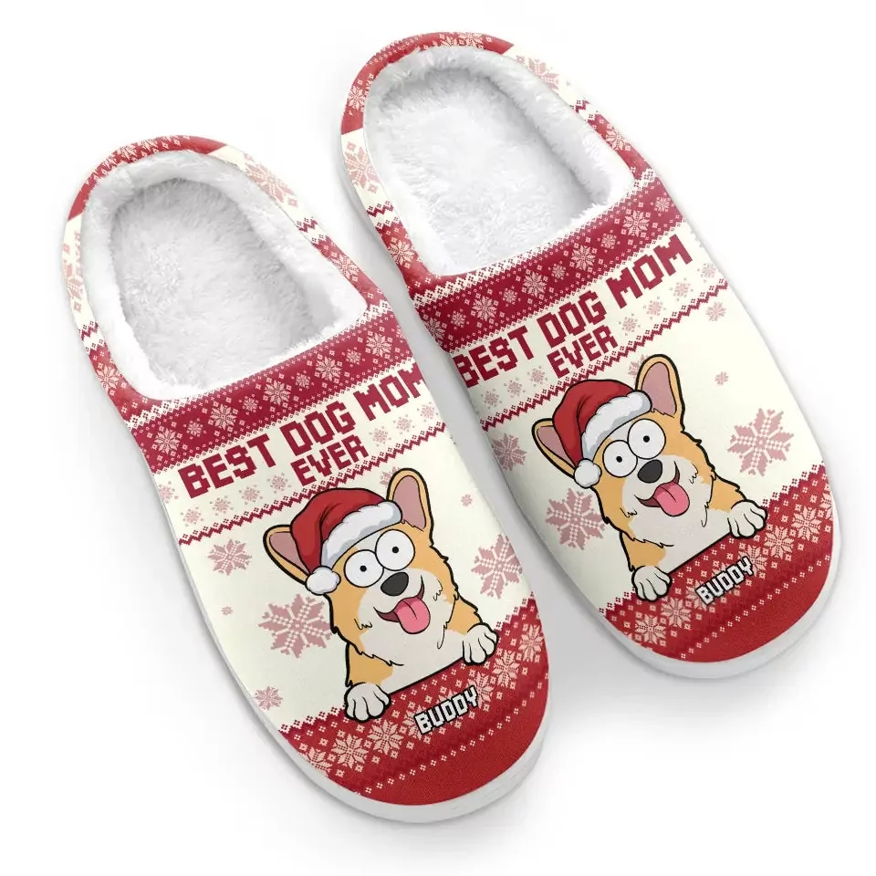 my fur baby personalized slide sandals slippers gift for pet love slippers