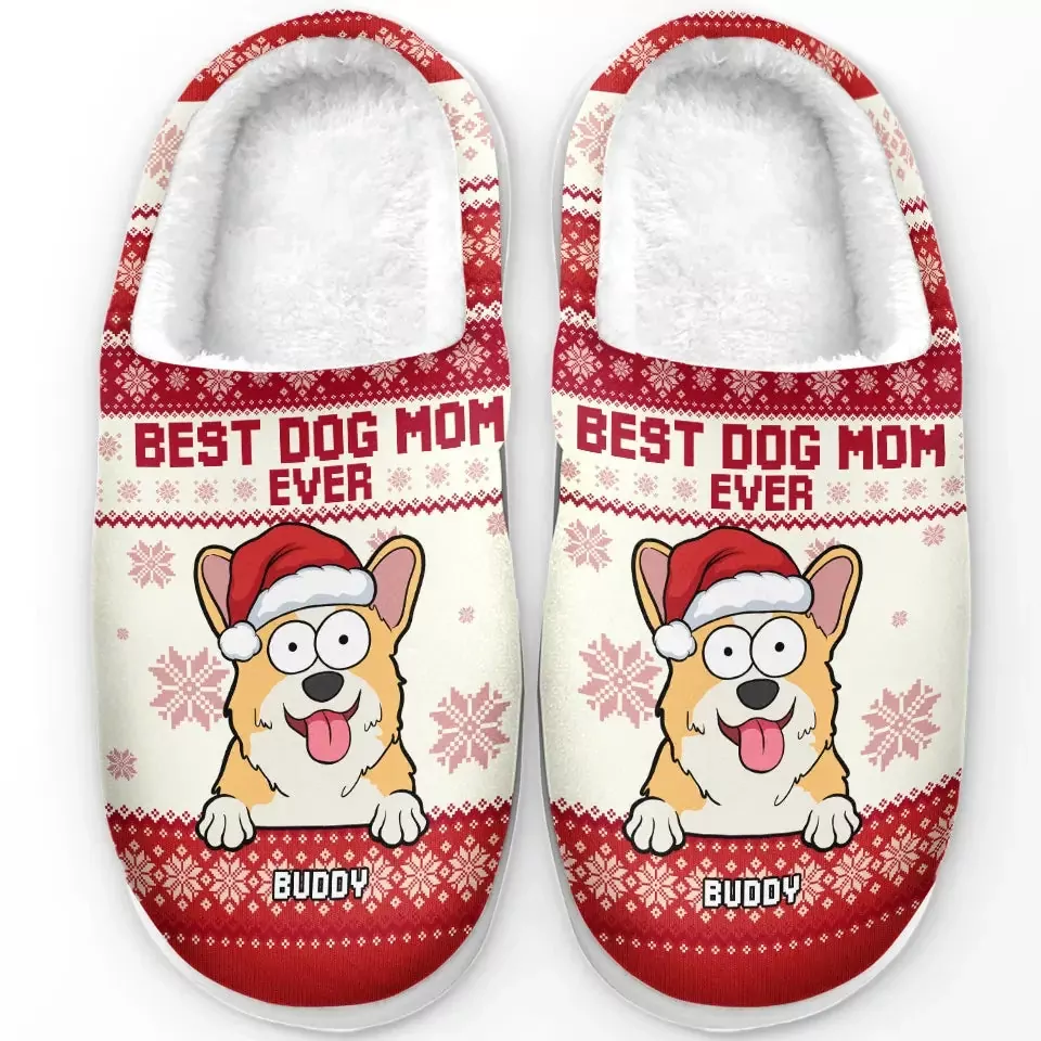 my fur baby personalized slide sandals slippers gift for pet love slippers