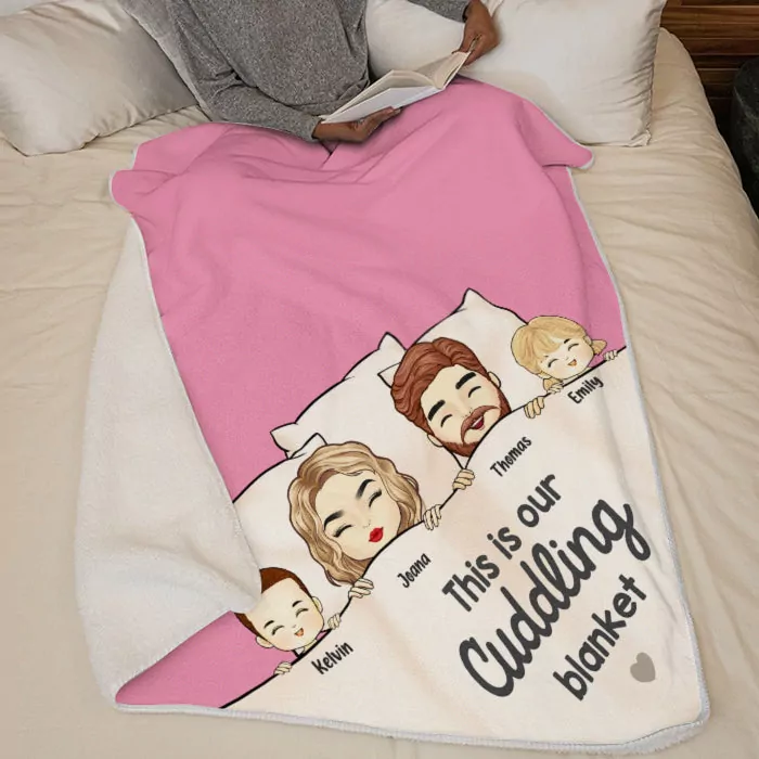 our cozy corner couple personalized custom blanket gift for husban blanket 1