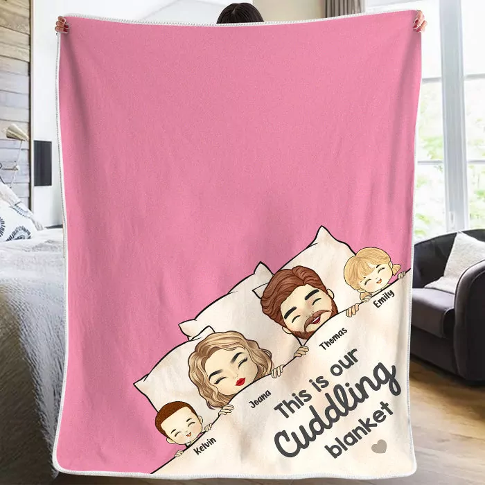 our cozy corner couple personalized custom blanket gift for husban blanket 1