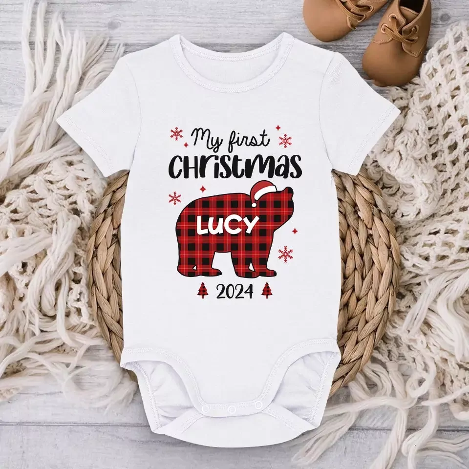our pride and christmas joy family personalized custom baby onesie onesie