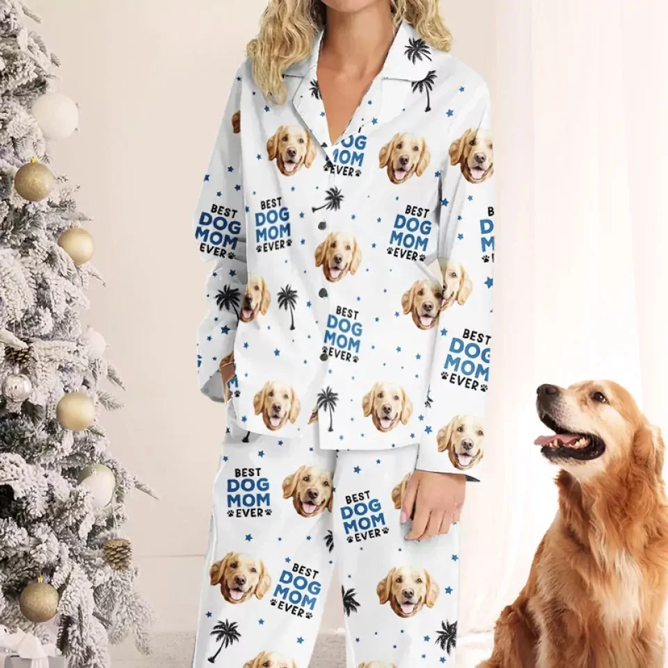 pyjama personnalis avec photo meilleur papa de chien pyjama per pajamas