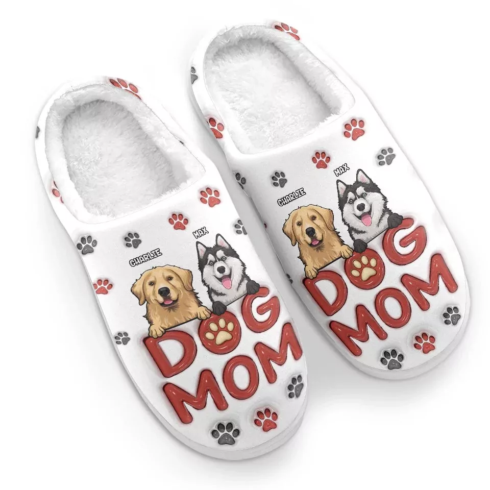 santa paws is coming to town dog cat personalized custom fluffy sl slippers
