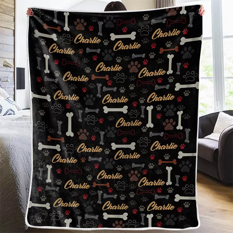 to my lovely granddaughter family personalized custom blanket birt blanket 1