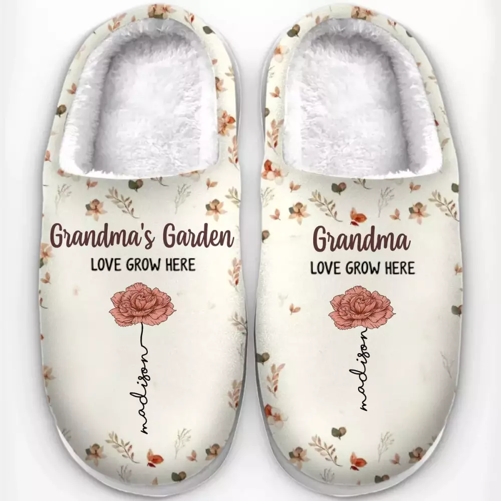 walk in love walk in comfort family personalized custom fluffy slip slippers