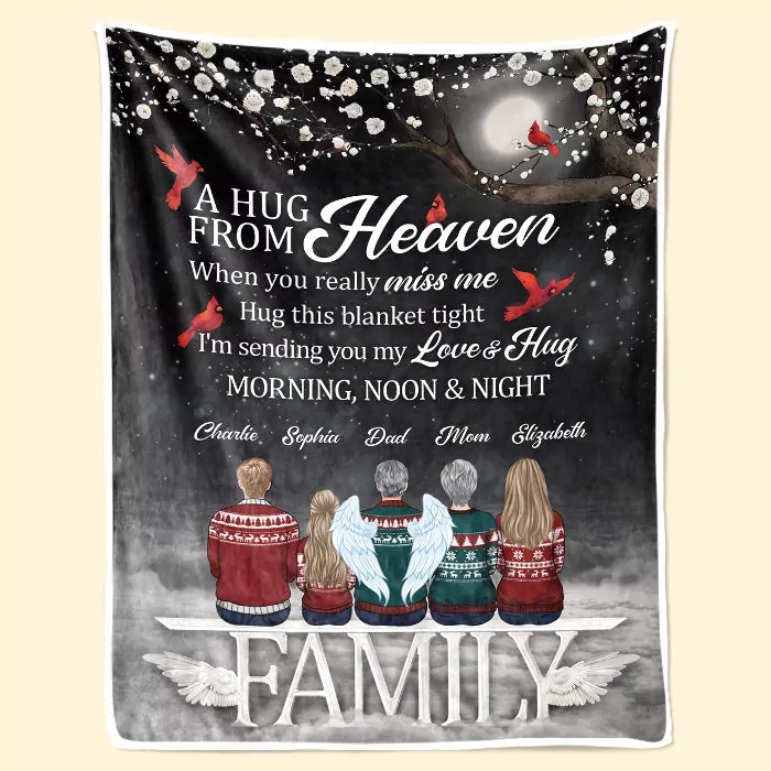 we love you mom personalized custom blanket gift for family chri blanket 1