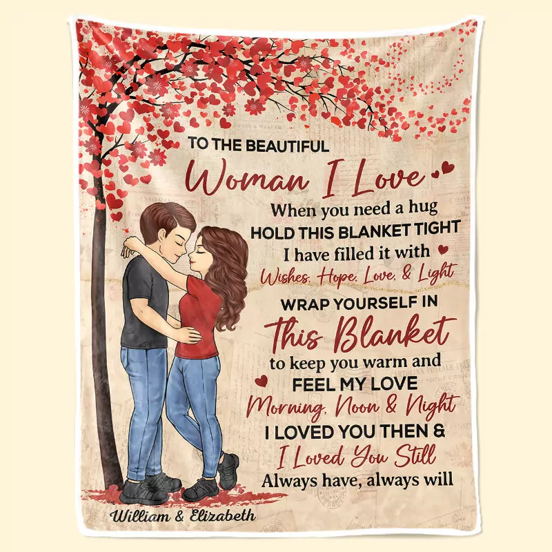 wrap yourself in this blanket to keep you warm couple personalized c blanket 2