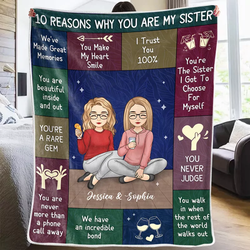 you are beautiful inside and out bestie personalized custom blanket blanket