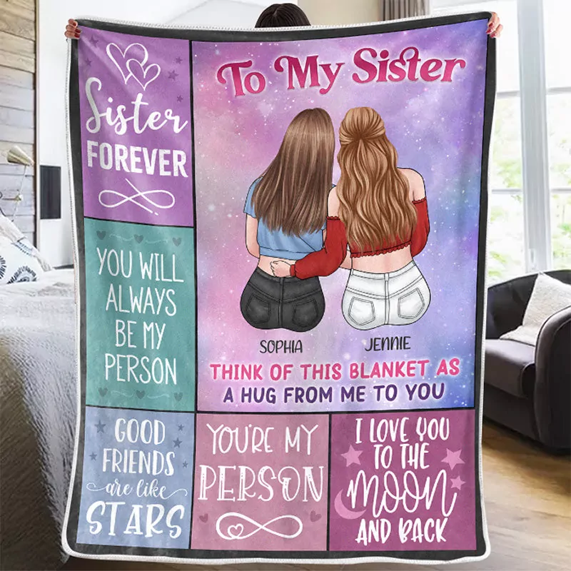 you will always be my person bestie personalized custom blanket gi blanket 1