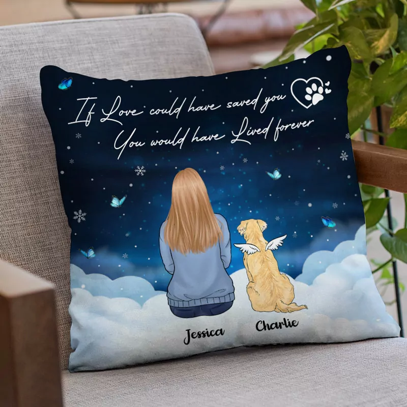 your spirit is always with me memorial personalized custom pillow pillow 1