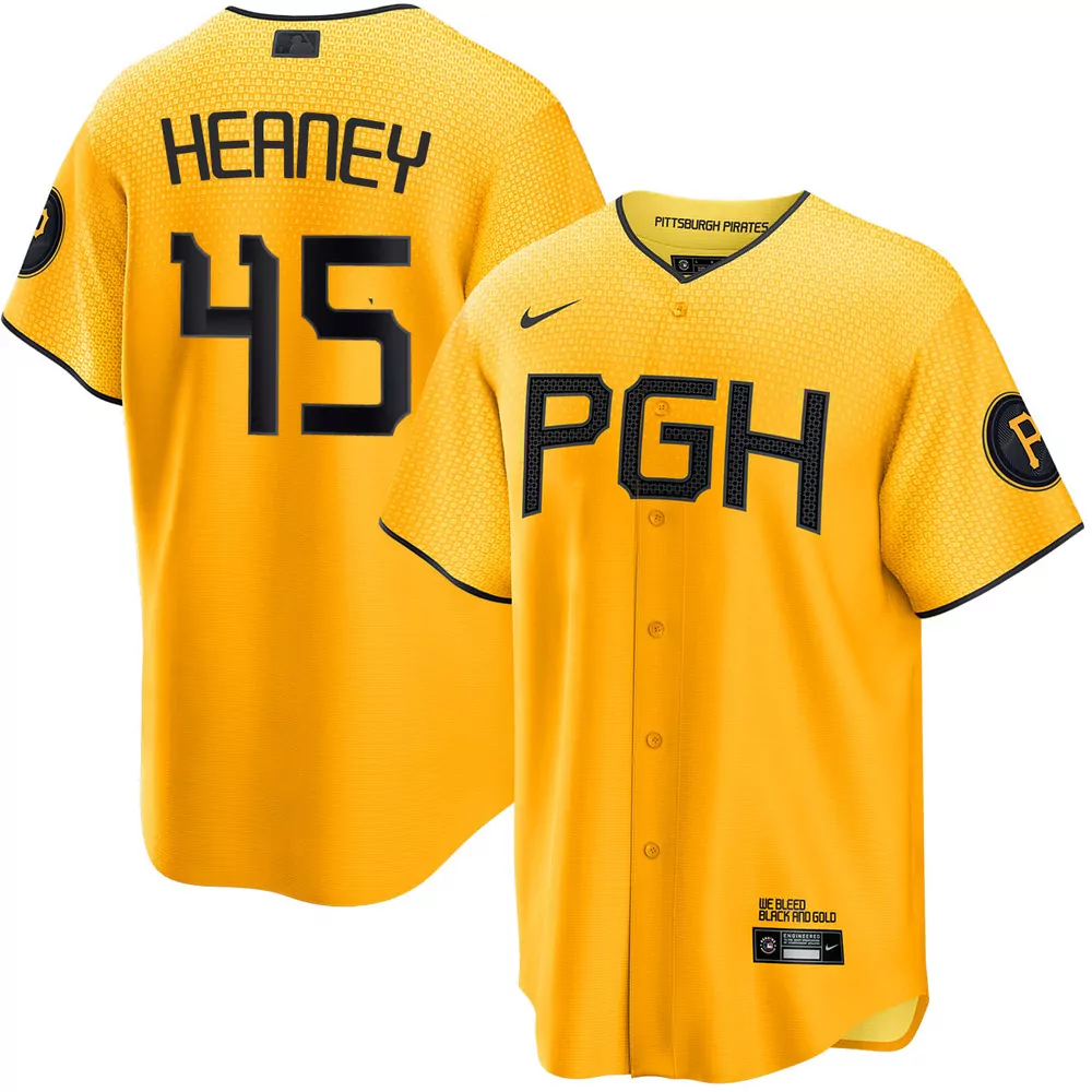 andrew heaney pittsburgh pirates alternate home limited jersey