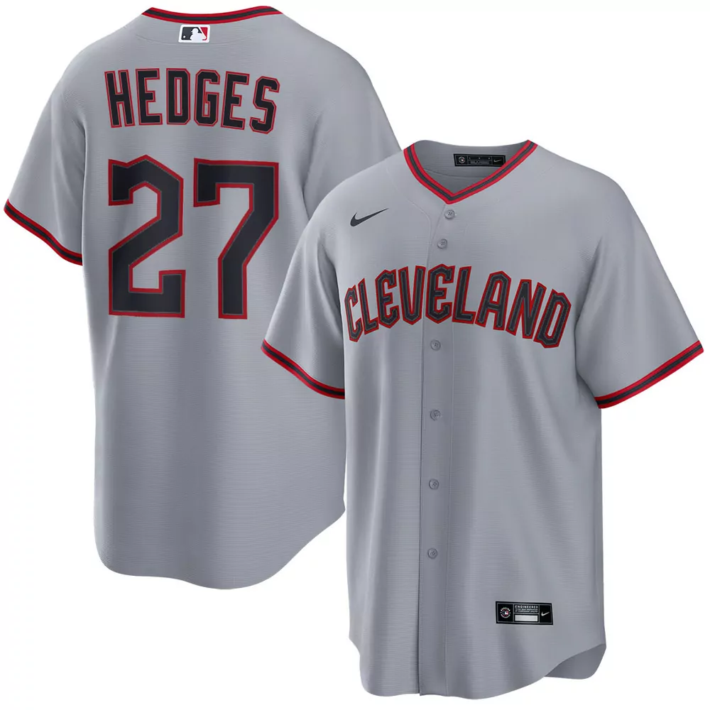 austin hedges cleveland guardians alternate red limited jersey