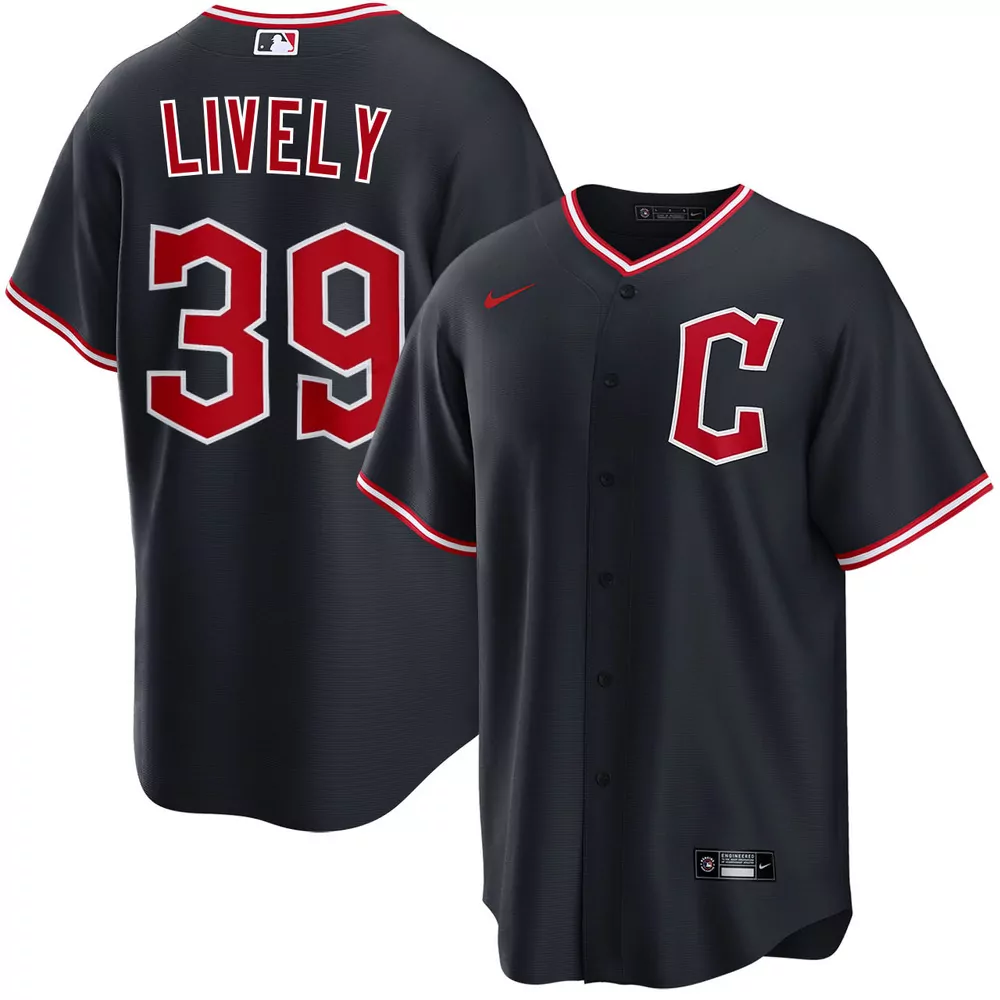austin hedges cleveland guardians alternate red limited jersey
