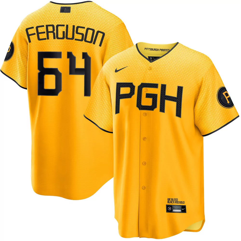 caleb ferguson pittsburgh pirates alternate limited jersey